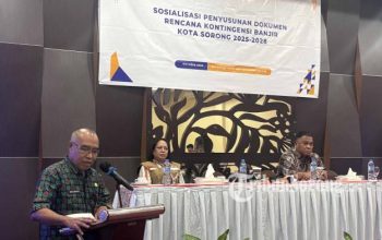 Kota Sorong Masuk Daerah Risiko Tinggi Banjir, BPBD Siapkan Dokumen Kontingensi