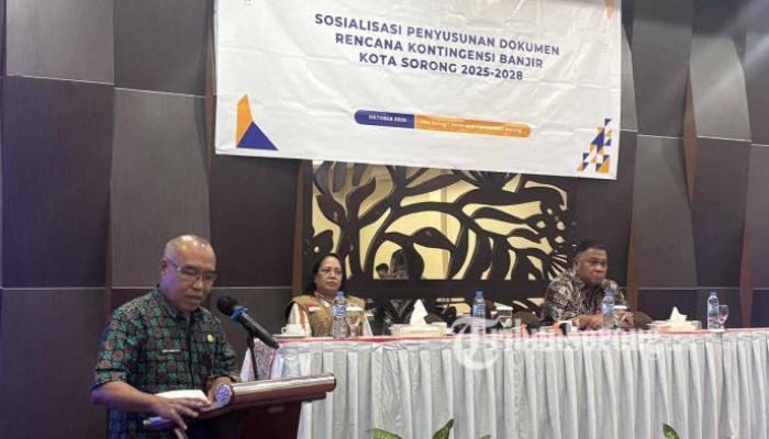 Kota Sorong Masuk Daerah Risiko Tinggi Banjir, BPBD Siapkan Dokumen Kontingensi
